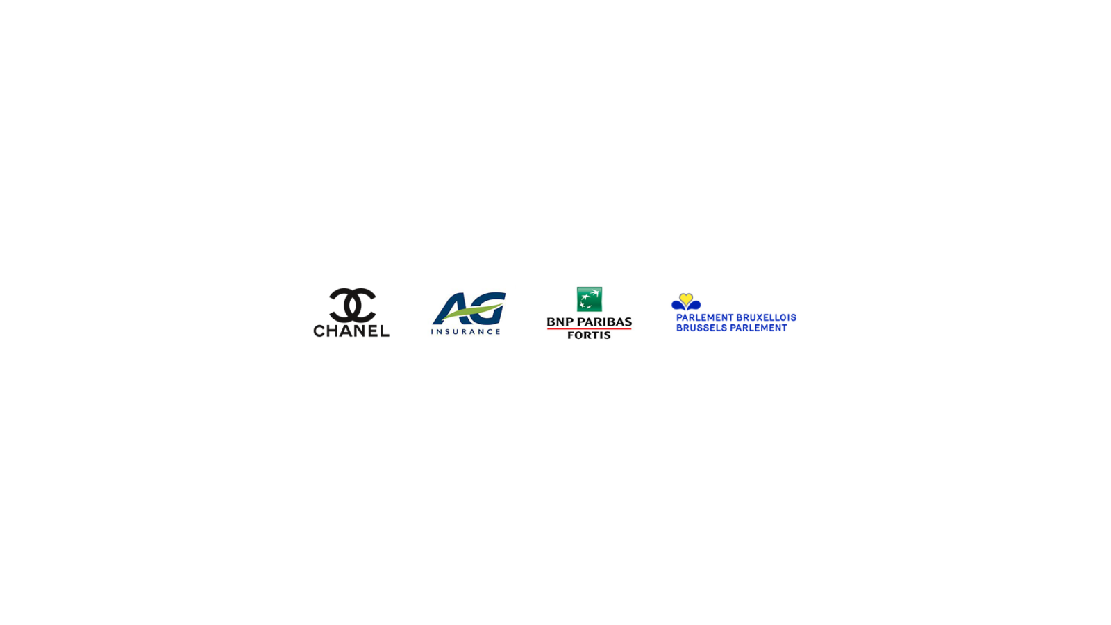 Logo’s Logo Chanel – AG Insurance – BNP Parisbas Fortis – Brussels Parlement